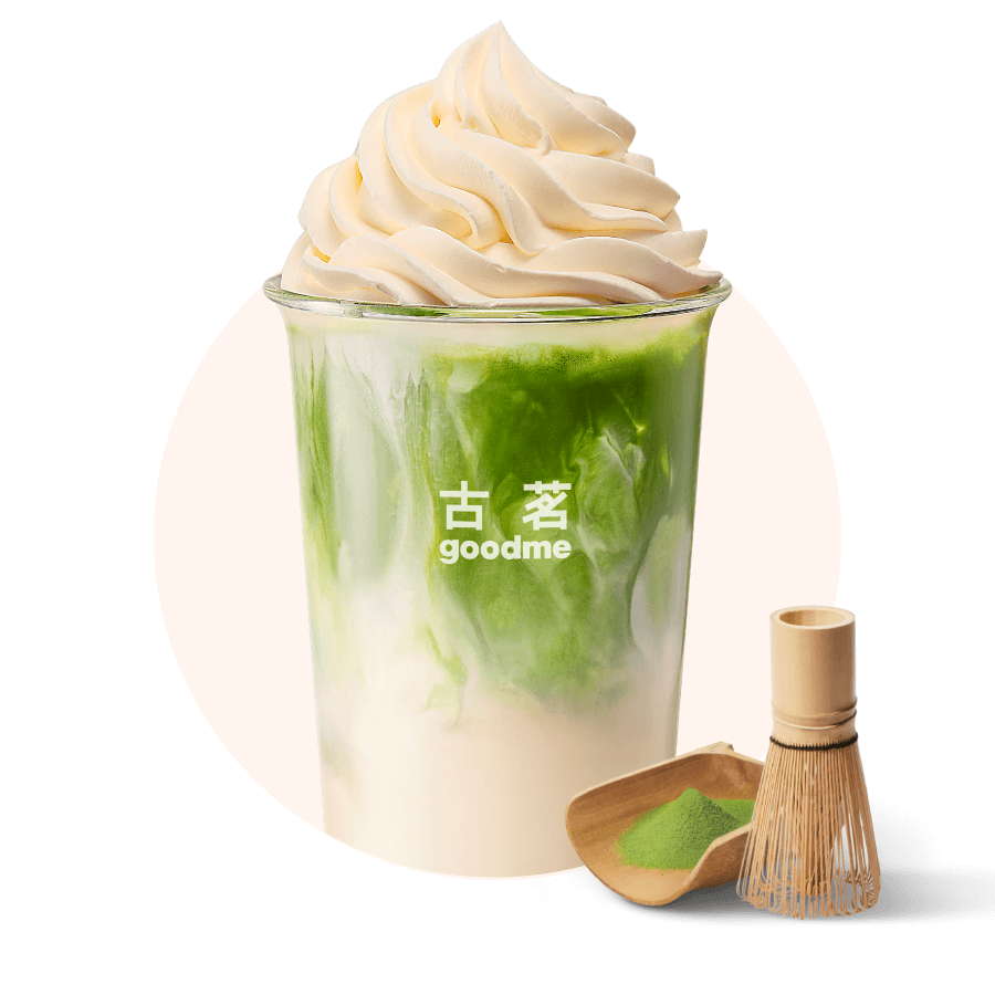桃气抹茶奶芙