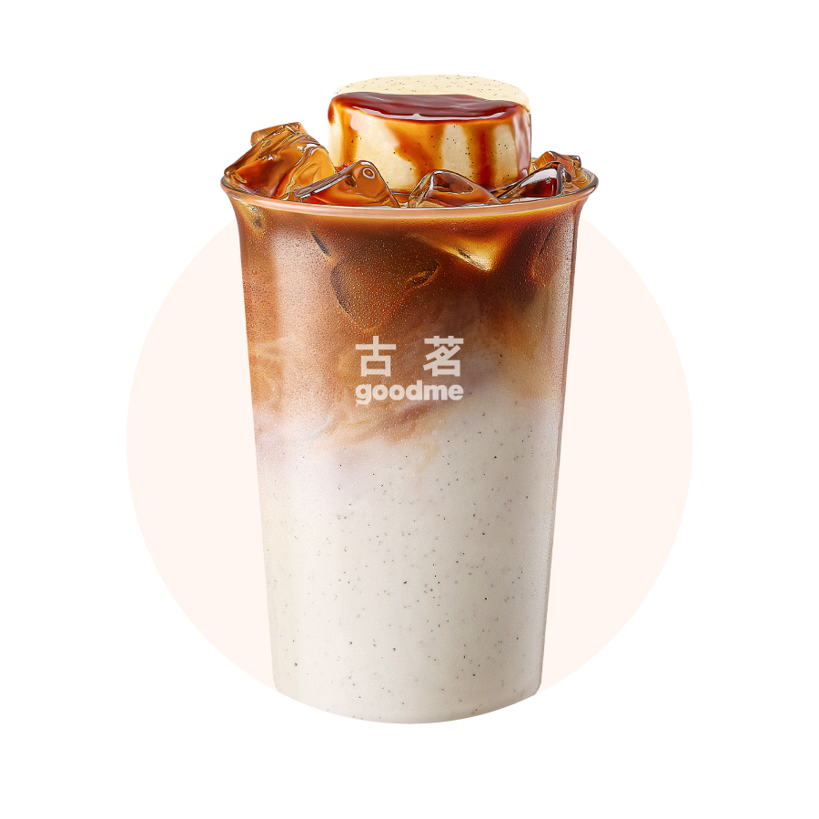 香草奶砖拿铁