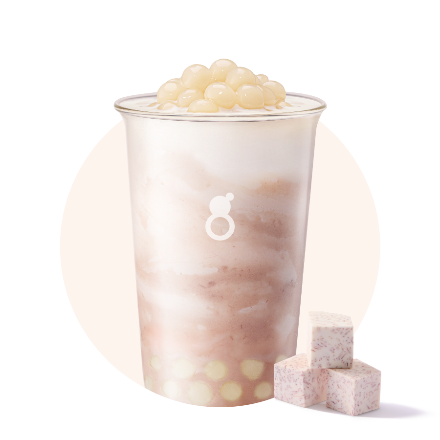 芋泥牛乳小丸子