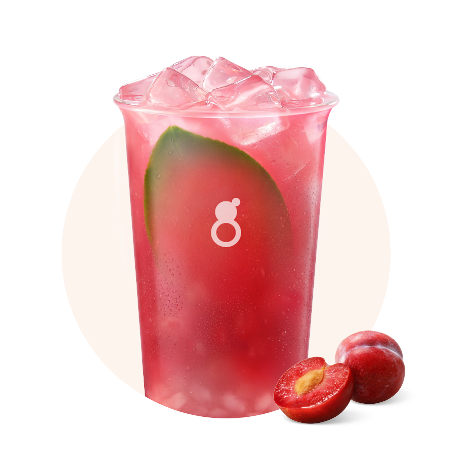李子冰茶