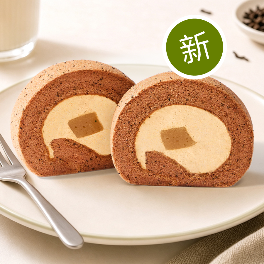 红茶麻薯瑞士卷